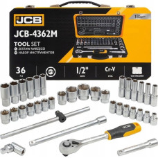 JCB Zestaw narzędzi JCB Zestaw narzędzi 1/2'' 36el. (8-32mm) (6-kątnych)