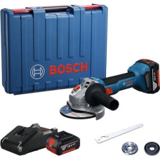 Bosch GWS18V-8 SZLIF KĄT (125mm 2x4Ah wal)