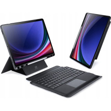 Dux Ducis etui DK składane z klawiaturą bezprzewodową do SAMSUNG Tab S10 Plus/S9 Plus/S9 FE Plus czarne