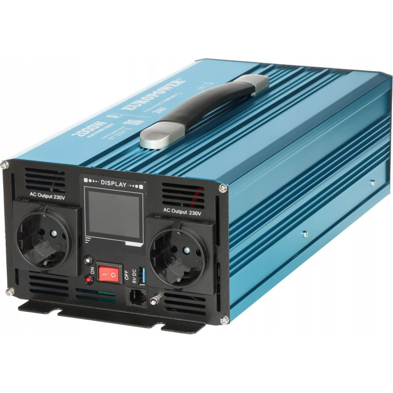 Europower PRZETWORNICA NAPIĘCIA INV/24/2000/PS/S/B Bluetooth EUROPOWER