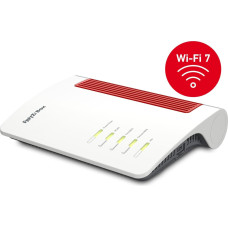 Fritz! Box 5690 router bezprzewodowy 2.5 Gigabit Ethernet Dual-band (2.4 GHz/5 GHz) Czerwony, Biały