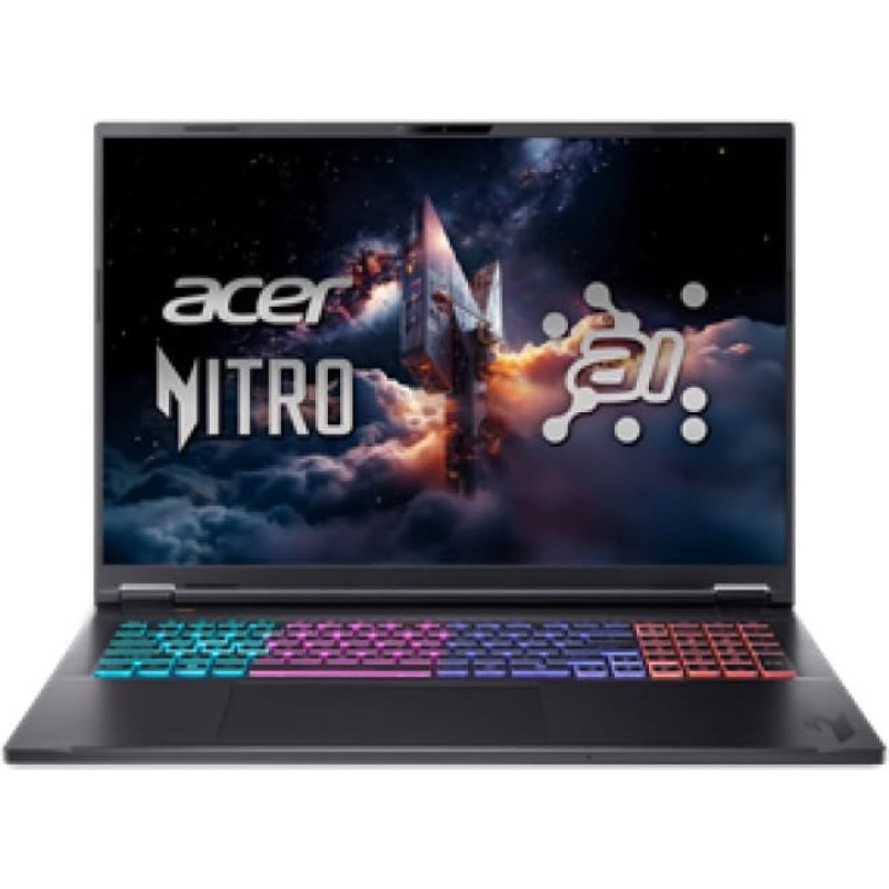 Acer | Nitro 18 AI AN18-61-R25V | Obsidian Black | 18 '' | IPS | WQXGA | 2560 x 1600 pixels | AMD Ryzen AI 7 | 350 | 16 GB | DDR5