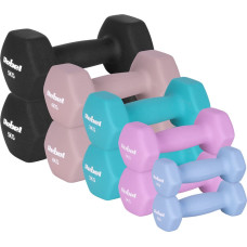 Rebel Hantelki żeliwne neoprenowe HEX zestaw 30kg (2x1kg+2x2kg+2x3kg+2x4kg+2x5kg), REBEL ACTIVE