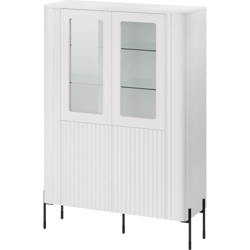 Cama Meble Cama VERA display cabinet 110x40x160 matt white
