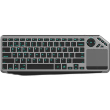 Techly ICTB9801TB keyboard Universal RF Wireless + Bluetooth QWERTY US English Black