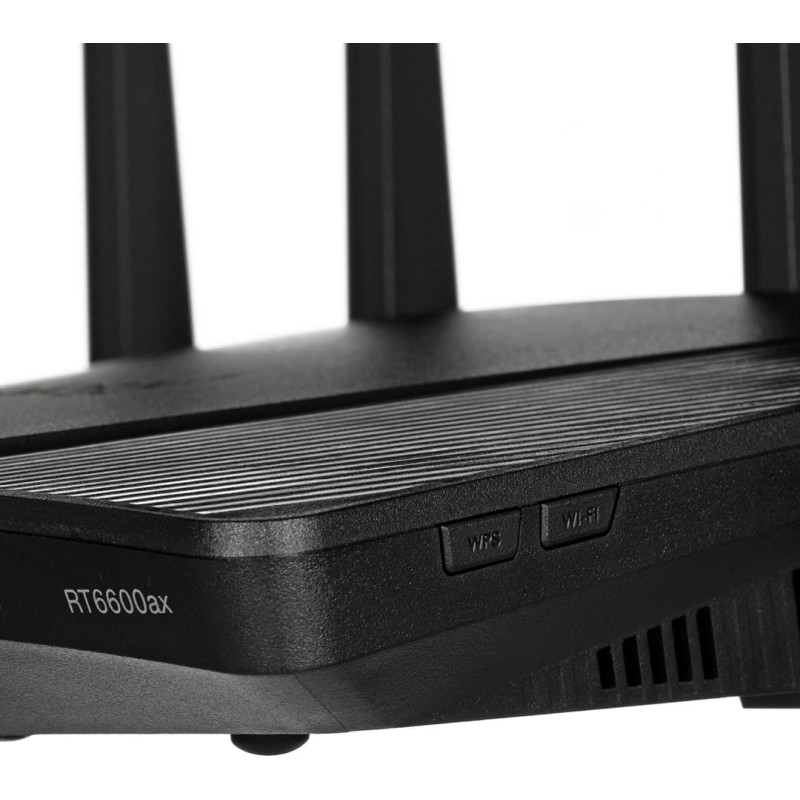 Synology RT6600ax Router WiFi6 1xWAN 3xGbE 1x2.5Gb wireless router Tri-band (2.4 GHz / 5 GHz / 5 GHz) Black