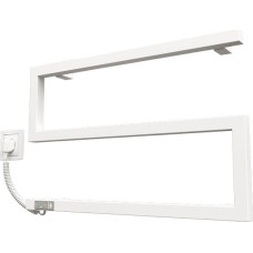 Kosser Electric towel rail Zeta 350x550 EL, with timer, white (cable left)