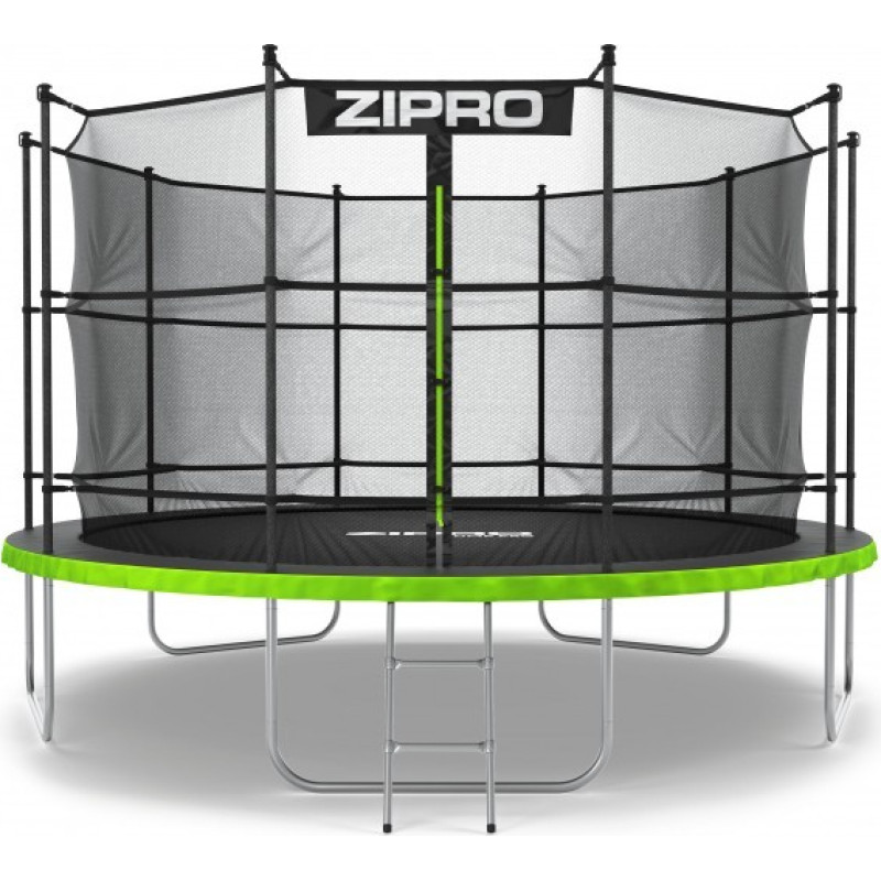 Zipro sodo batutas su tinklu Jump Pro Premium 12FT 374cm + batų krep&scaron;ys
