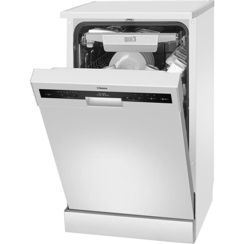 Hansa Zmywarka Hansa 10 zestaw&oacute;w szerokość 44.8 cm biały - Wolnostojąca zmywarka do naczyń (ZWM427WH)