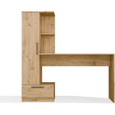 Top E Shop COSMO Oak Artisan Desk + Bookcase Set