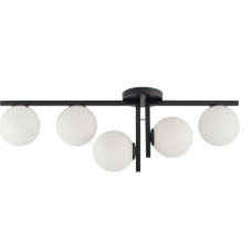 Sigma Lampa sufitowa Sigma Lampa sufitowa LED Ready czarna do sypialni Sigma ANDY 33287