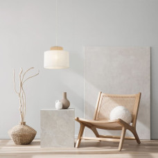 Tkkrywult TK Lighting Duo 1856 lampa wisząca zwis 1x15W E27 juta/biała