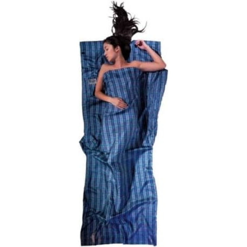 Cocoon Wkładka do śpiwora Cocoon TravelSheet Silk, checked silk