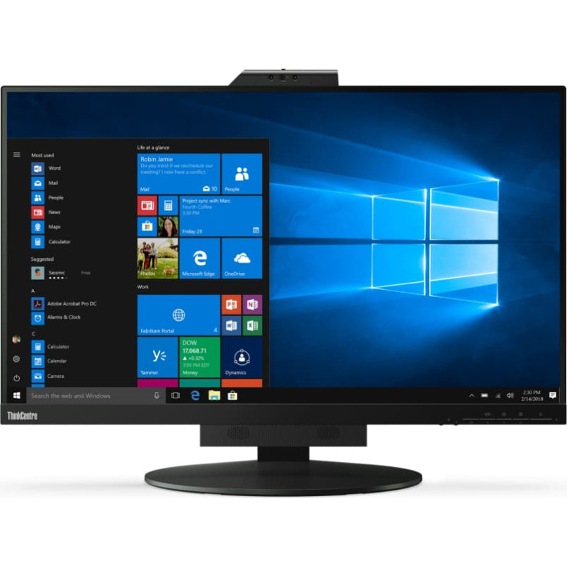 Lenovo ThinkCentre TIO27 PC lamekuvar 68,6 cm (27") 2560 x 1440 pikslit Quad HD LED Must