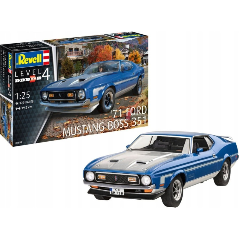 Revell Model plastikowy Samoch&oacute;d 71 Ford Mustang Boss 351 1/25