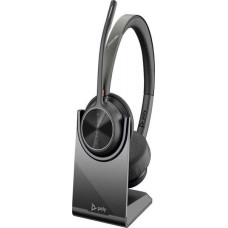 HP Słuchawki HP Poly Voyager 4320 USB-C Headset +BT700 dongle +Charging Stand Bezprzewodowy Opaska na głowę Połączenia/muzyka USB Type-C Bluetooth Podstawka do ładowania Cza
