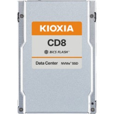 Kioxia SSD CD8-R 7680GB U.2 NVMe Gen.4 1x4 DWPD 1 3D TLC BiCS Flash Data Center NVMe non-SED SIE PLP