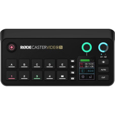 Rode R&Oslash;DECaster Video S - video and audio production console, black