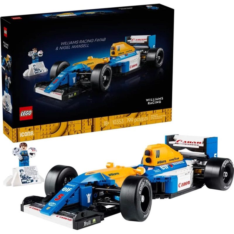 Lego Icons 10353 Williams Racing FW14B i Nigel Mansell
