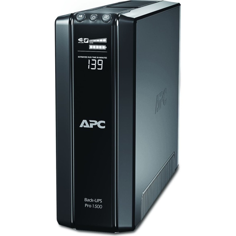 APC Back-UPS Pro nepertraukiamo maitinimo resursai (UPS) &bdquo;Line-Interactive&ldquo; 1,5 kVA 865 W 10 AC i&scaron;vestis(ys / čių)