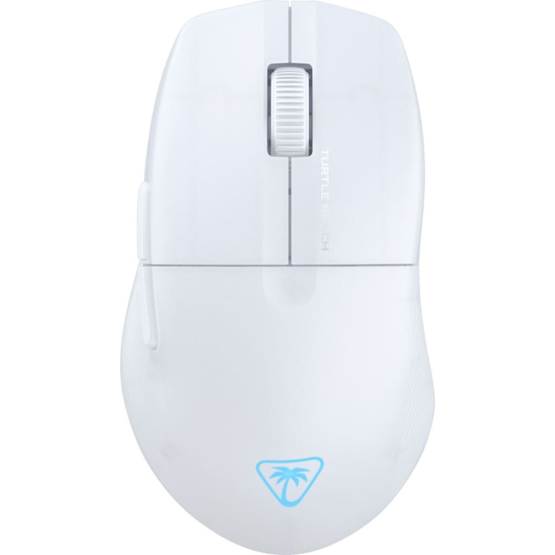 Turtle Beach Pure Air White - Ultra-Light Wireless Ergonomic RGB Gaming Mouse, 26K DPI Optical Sensor, 125h Battery, RGB Illumination