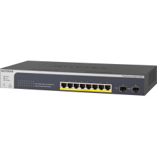 Netgear GS510TPP Valdomas L2/L3/L4 Gigabit Ethernet (10/100/1000) Maitinimas per Eternetą (PoE) Juoda