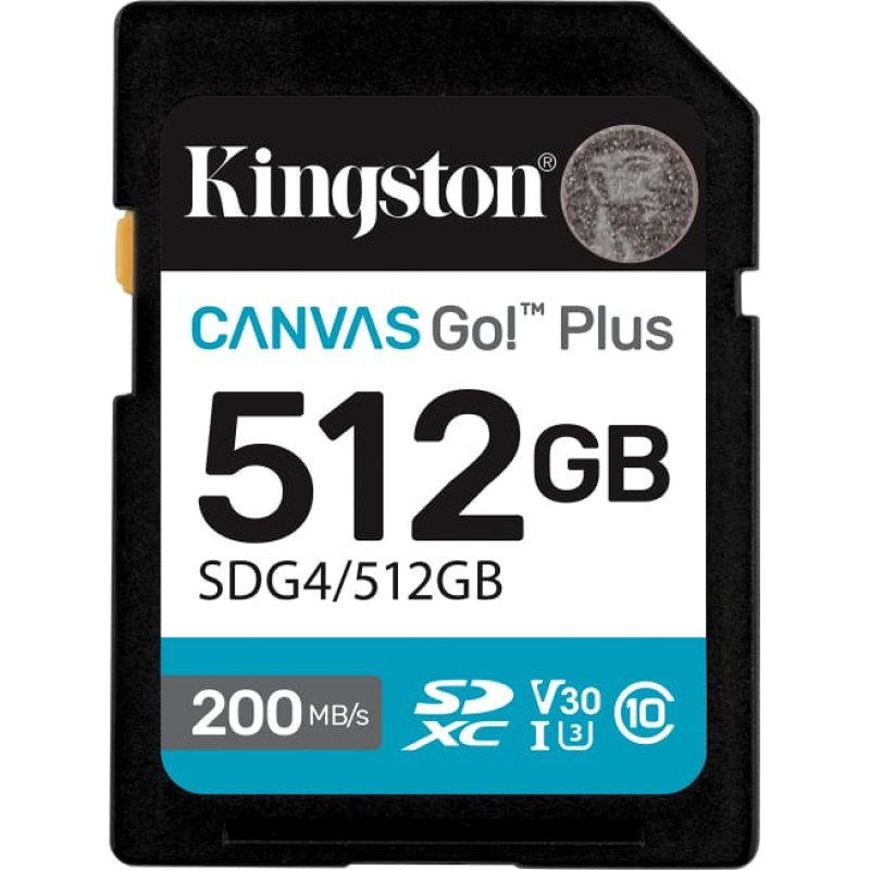 Kingston Technology Canvas Go! Plus 512 GB SDXC UHS-I Класс 10