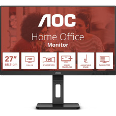 AOC E3 27E3QAF kompiuterio monitorius 68,6 cm (27") 1920 x 1080 pikseliai &bdquo;Full HD&ldquo; LED Juoda
