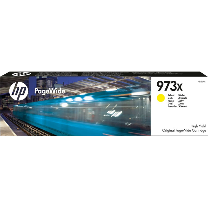 HP 973X High Yield Yellow Original PageWide Cartridge