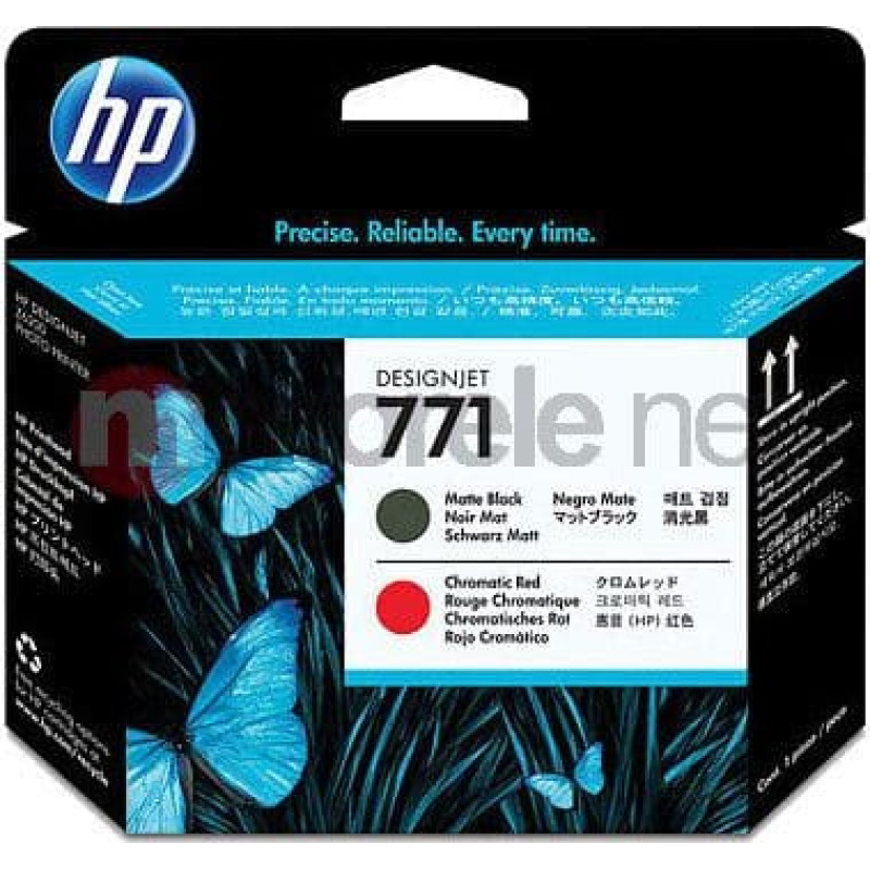 HP Tusz HP Głowica No 771 Matte Black/Chr Red Print Head (CE017A)