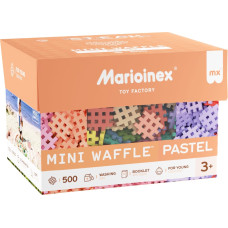 Marioinex Klocki konstrukcyjne Marioinex Mini Waffle, 500 element&oacute;w pastelowe