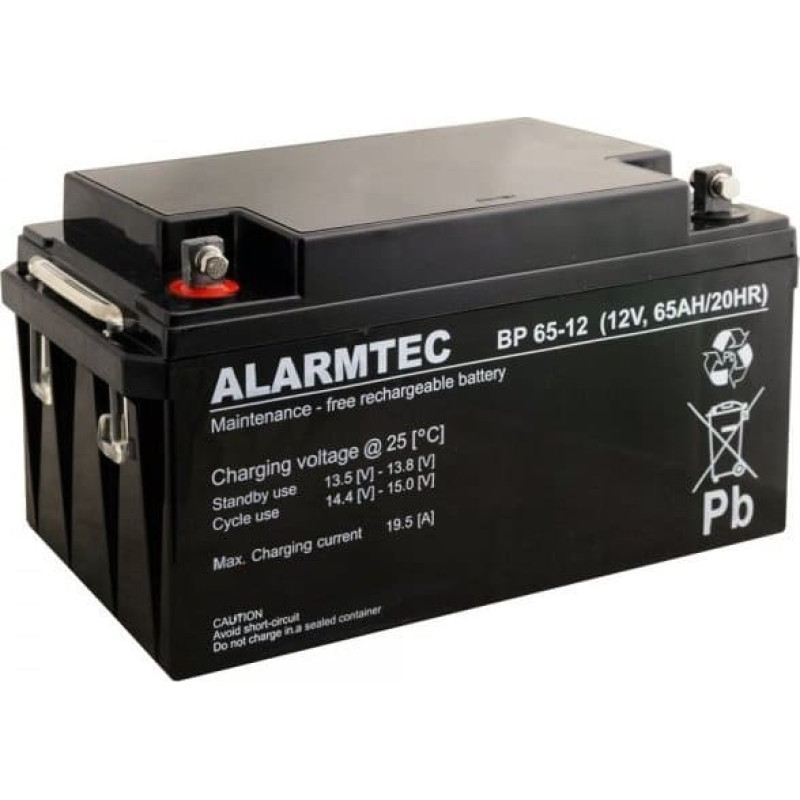 Alarmtec Akumulator 12V 65Ah AGM Alarmtec BP65-12