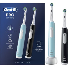 Oral-B Szczoteczka Oral-B Pro Series 1 Cross Action zestaw 2-pack Black + Blue Black/Blue