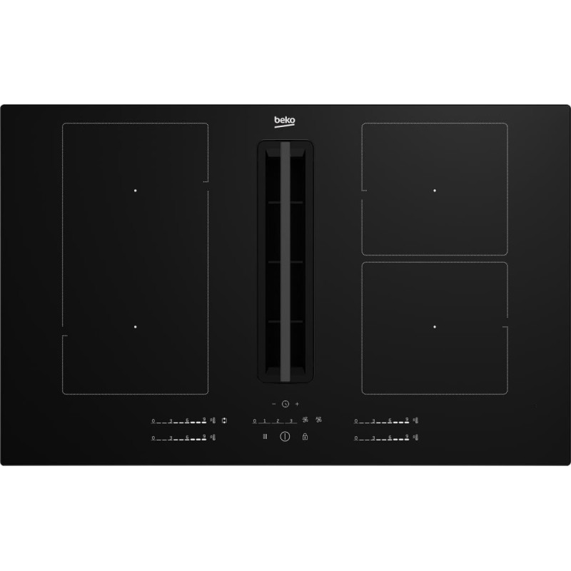 Beko Płyta grzewcza Beko Płyta indukcyjna zintegrowana z okapem HIXI 84700 UF