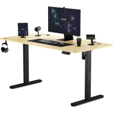 Sense7 Biurko SENSE7 Nojo Sosna 140 cmx70 cm Black Pine