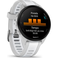 Garmin Zegarek sportowy Garmin Forerunner 165 Biały  (010-02863-21)
