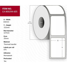 Capture Capture CA-800294-605 etykiet do nadruku