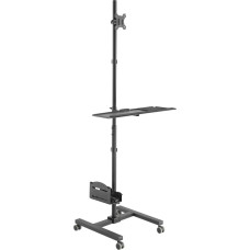 Equip Equip Bodenstandhalter 17''-32''/ 1TFT  8kg 1Ablage  H&ouml;he   sw