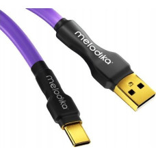 Melodika Melodika MDUAC25 Purple Kabel USB typu A-C m.in. do DAC / urz&Auml;dzeĹ medycznych - 2,5m