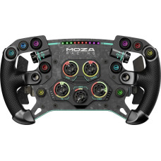 Moza Racing RS056 žaidimų valdiklis Juoda Vairas