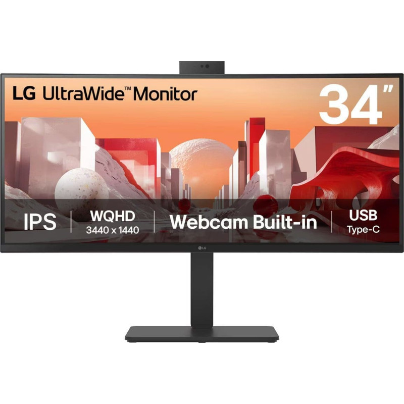 LG Monitor LG LG 34BA85QE-B.AEU 86,72cm 34Zoll IPS 3440x1440 21:9 300cd/m2 5ms 2xHDMI DP USB