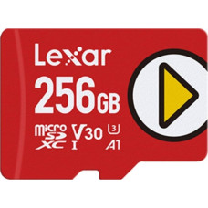 Lexar Karta Lexar PLAY MicroSDXC 256 GB Class 10 UHS-I/U1 A1 V30 (LMSPLAY256G-BNSNG)