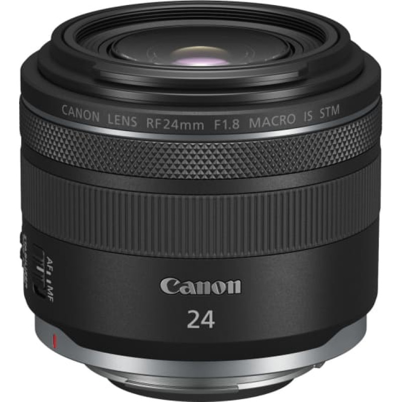 Canon RF 24 mm f1.8 Macro IS STM MILC (Peeglita vahetatavate objektiividega kaamera) Lai suumobjektiiv Must