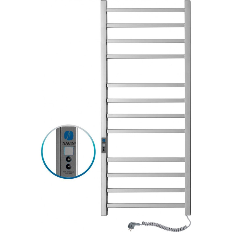 Navin Electric towel rail Loft 500*1200 Digital right 10-043052-5012