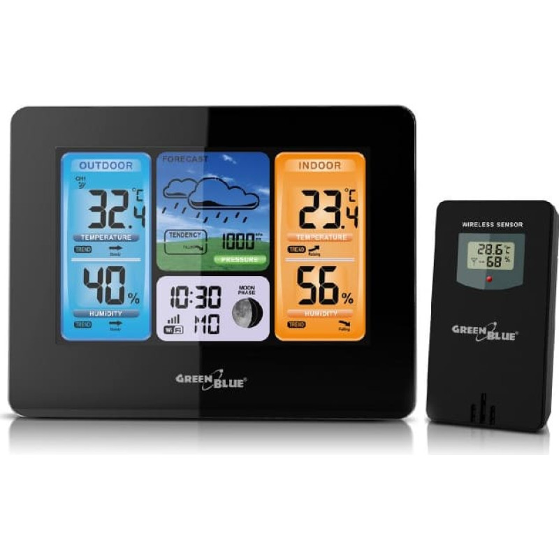 Greenblue 46003 Black LCD Battery Wi-Fi