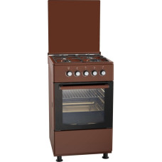 Schlosser Dujinė viryklė su dujine orkaite Schlosser FS 4401 MXZK, ruda