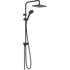 Hansgrohe Du&scaron;o komplektas Hansgrohe Vernis Shape 230 1jet EcoSmart Reno, 26289670, juodas matinis