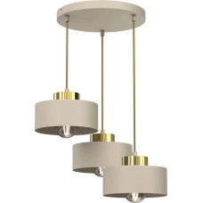 Luminex Marti 9932 listwa plafon lampa sufitowa 3x15W E27 biały/złoty