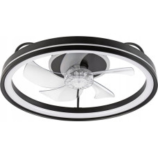 Lamkur Fargo 49892 plafon wentylator lampa sufitowa 1x37W LED 3000K 4000 lm czarny