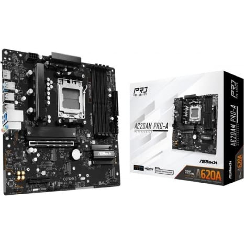 Asrock A620AM PRO-A AM5 4DDR5 HDMI M.2 mATX